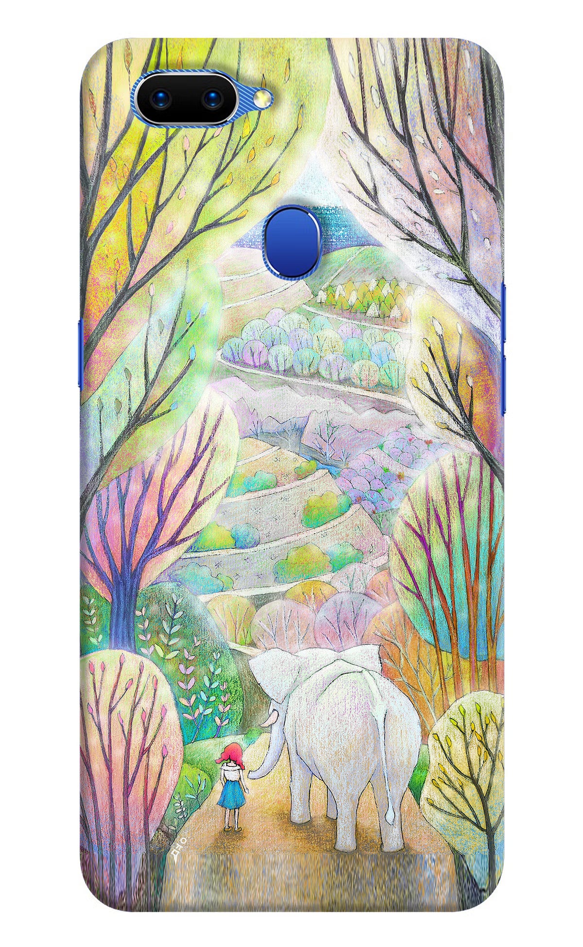 Nature Painting Oppo A5 Hard Case Back Cover by Casekaro