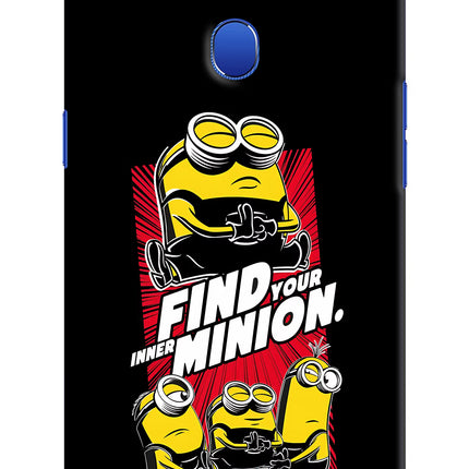 Find your inner Minion Oppo A5 Hard Case Back Cover by Casekaro