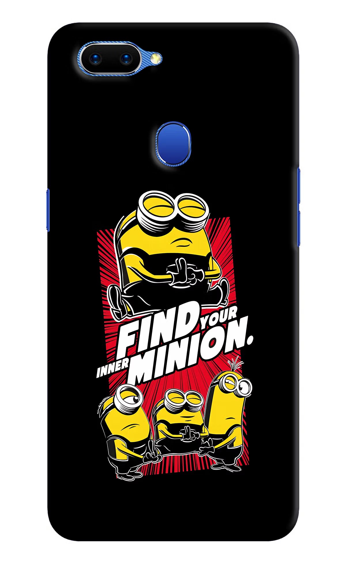 Find your inner Minion Oppo A5 Hard Case Back Cover by Casekaro