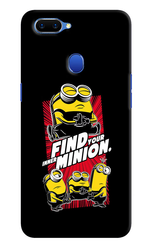 Find your inner Minion Oppo A5 Hard Case Back Cover by Casekaro