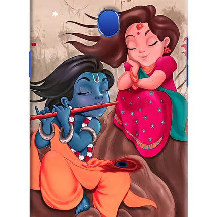 Radhe Krishna Oppo A5 Hard Case Back Cover by Casekaro