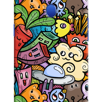 Veggie Doodle Oppo A5 Hard Case Back Cover by Casekaro