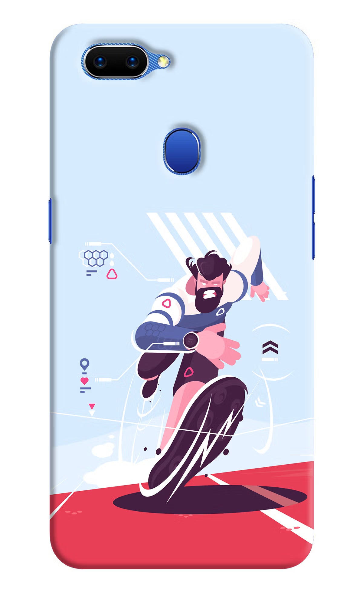 Run Pro Oppo A5 Hard Case Back Cover by Casekaro