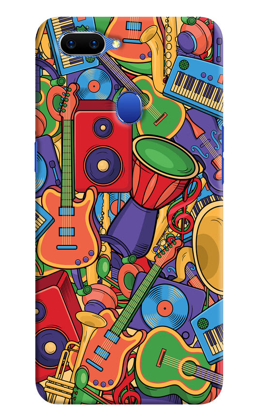 Music Instrument Doodle Oppo A5 Hard Case Back Cover by Casekaro