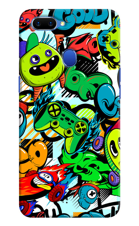Game Doodle Oppo A5 Hard Case Back Cover by Casekaro