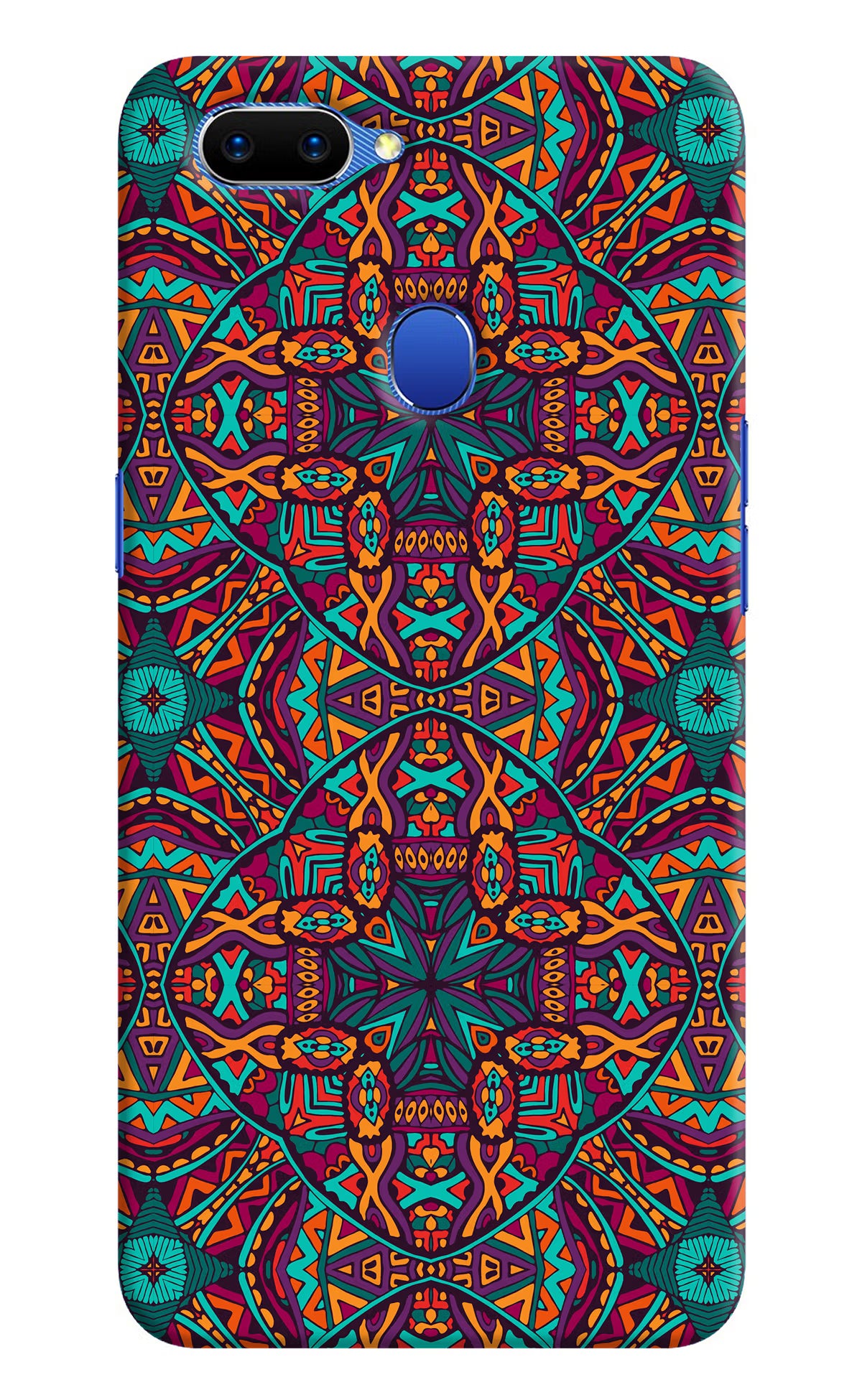 Colour Mandala Oppo A5 Hard Case Back Cover by Casekaro