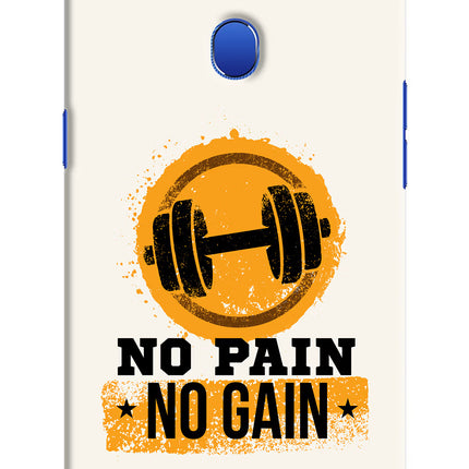 No Pain No Gain Oppo A5 Hard Case Back Cover by Casekaro