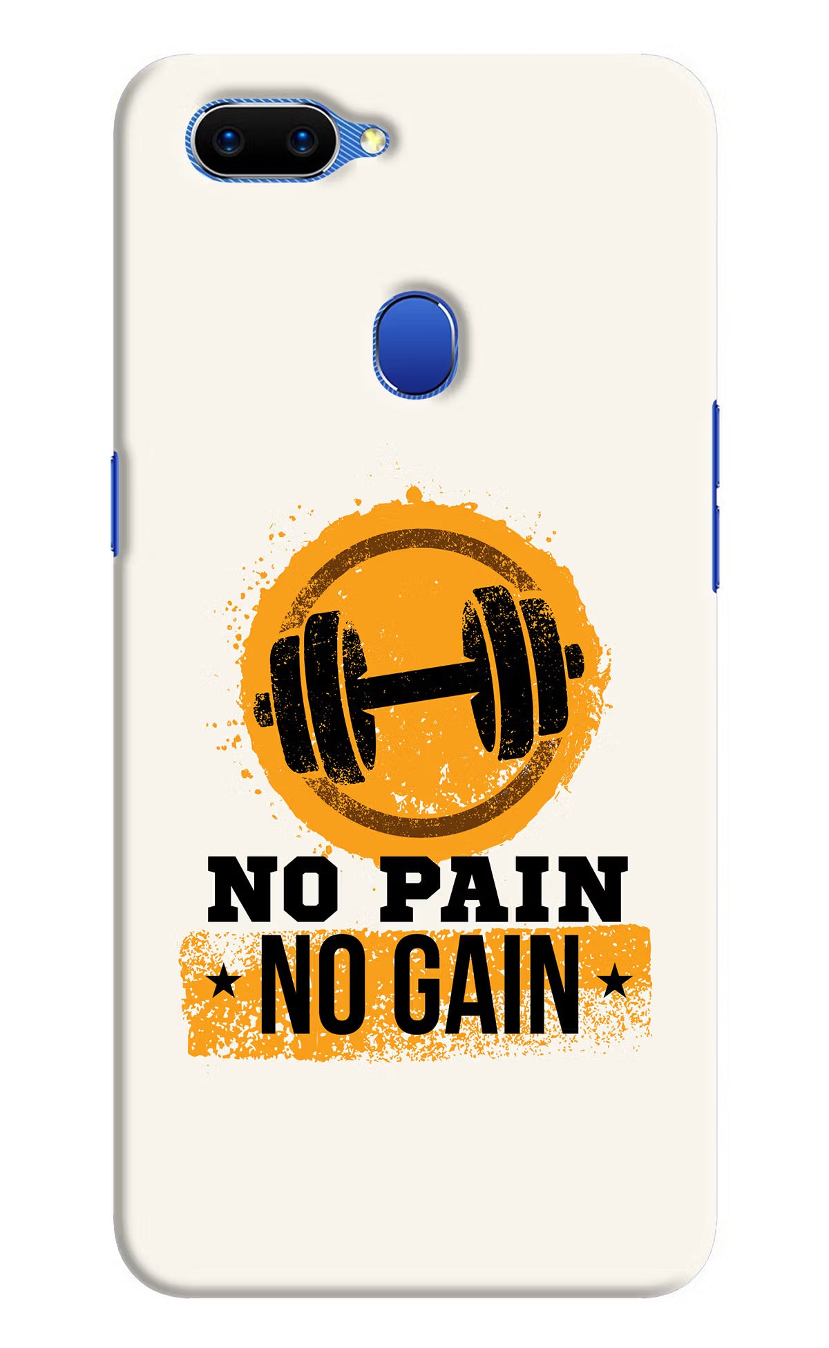 No Pain No Gain Oppo A5 Hard Case Back Cover by Casekaro
