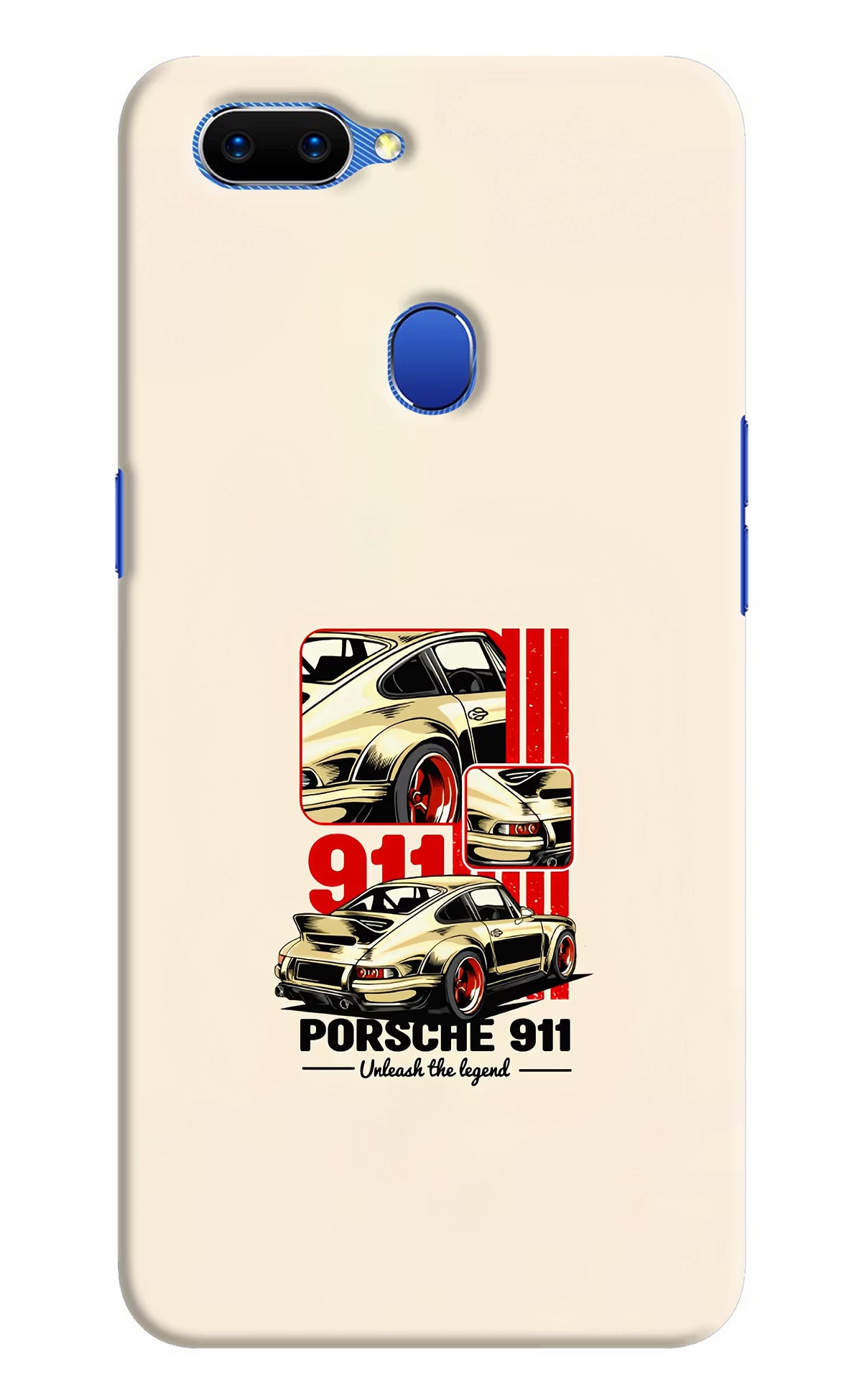 Classic Porsche 911 Oppo A5 Hard Case Back Cover by Casekaro