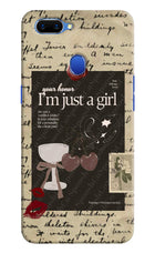 I am just a girl Oppo A5 Hard Case Back Cover by Casekaro