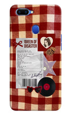 Queen of Disaster Oppo A5 Hard Case Back Cover by Casekaro