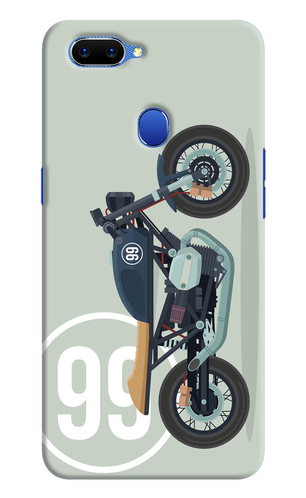 Classic Cafe Racer 99 Oppo A5 Hard Case Back Cover by Casekaro