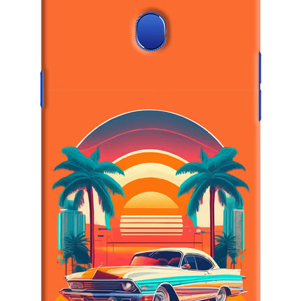 Palm Drive 80s Oppo A5 Hard Case Back Cover by Casekaro
