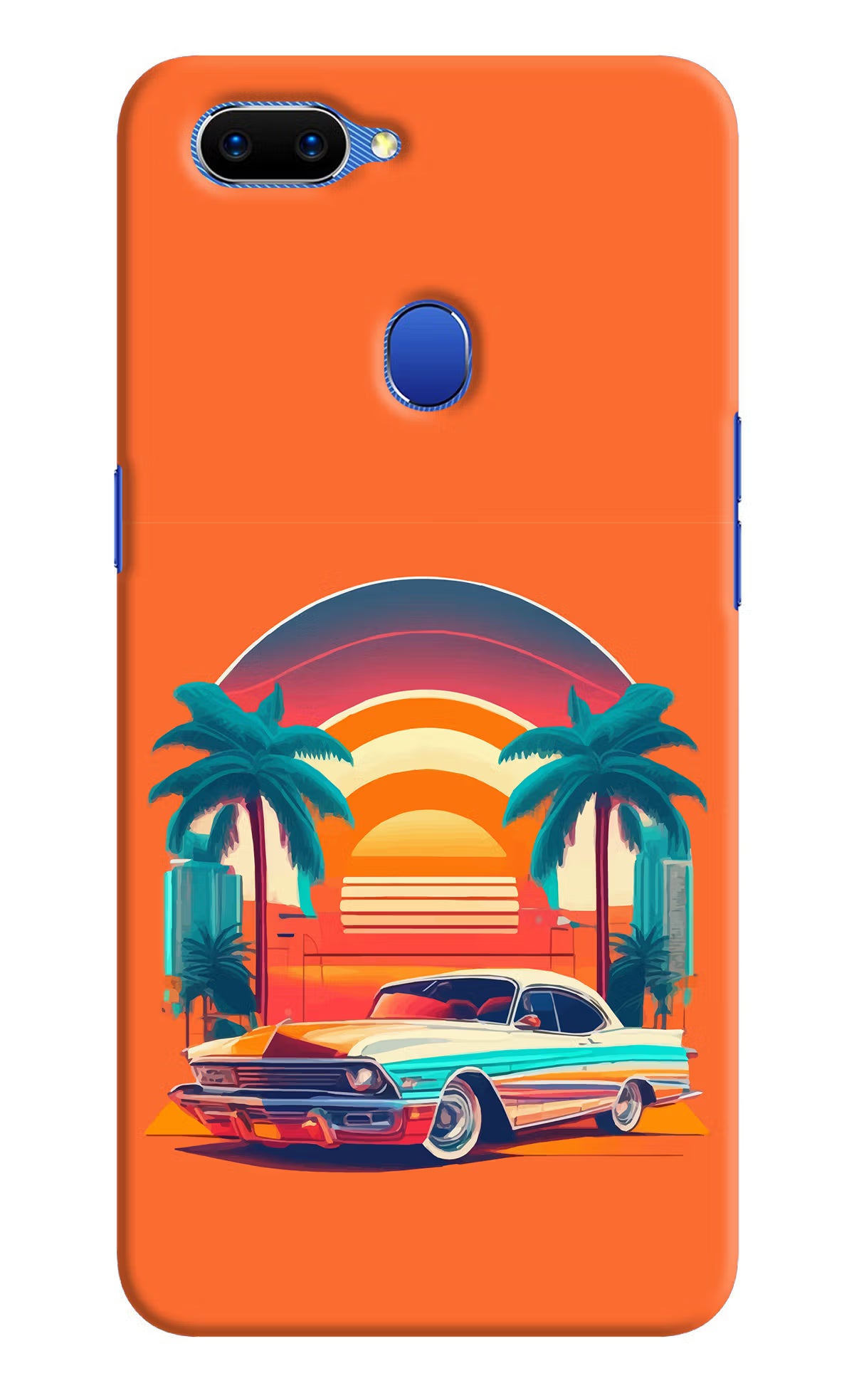 Palm Drive 80s Oppo A5 Hard Case Back Cover by Casekaro