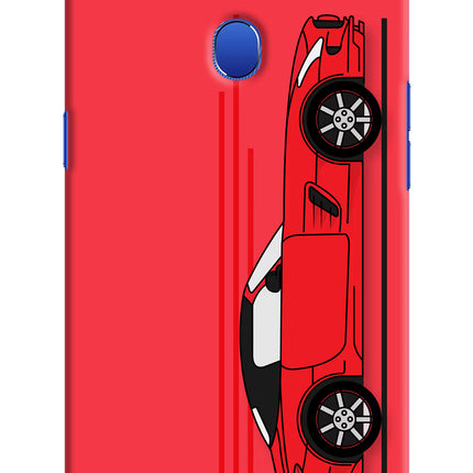 Red Velocity Oppo A5 Hard Case Back Cover by Casekaro