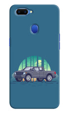 Retro Garage Vibe Oppo A5 Hard Case Back Cover by Casekaro