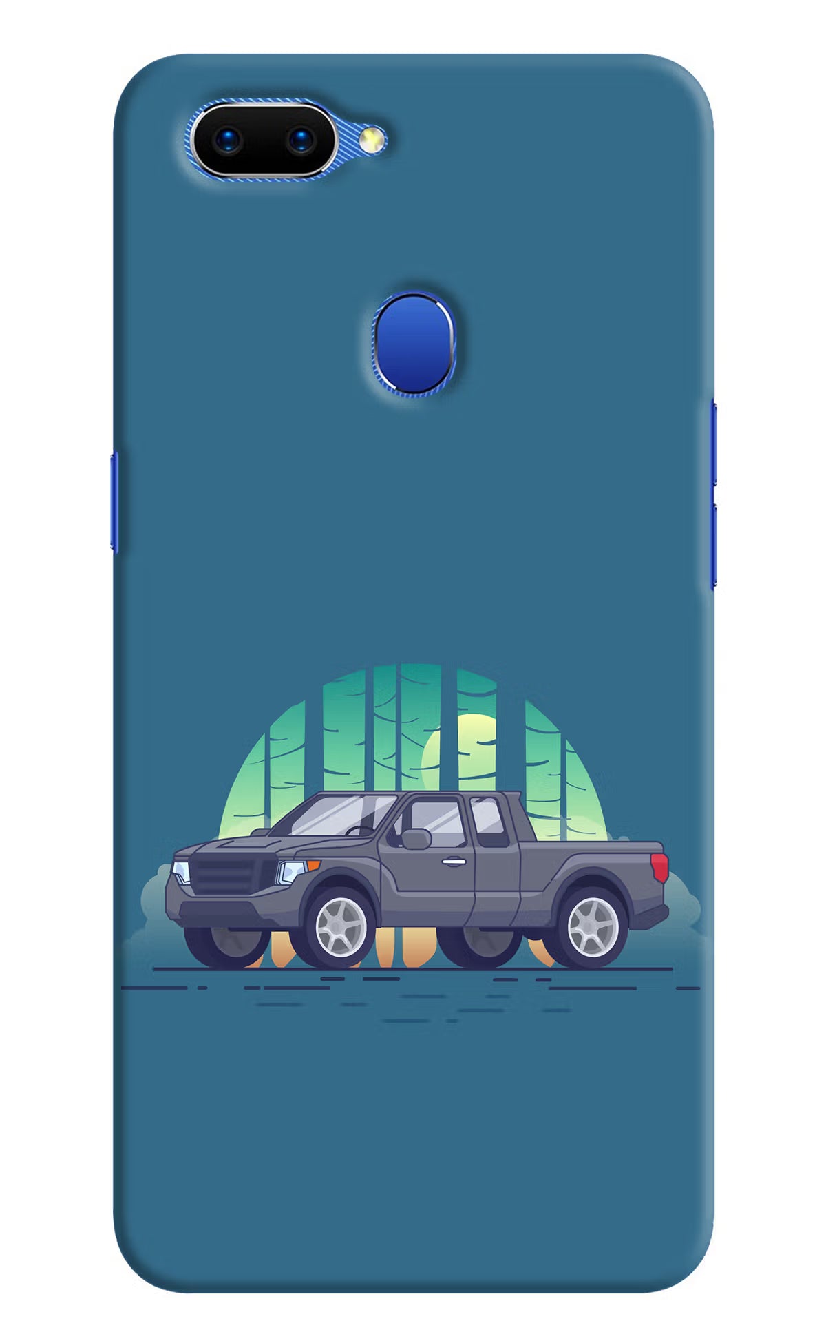 Retro Garage Vibe Oppo A5 Hard Case Back Cover by Casekaro