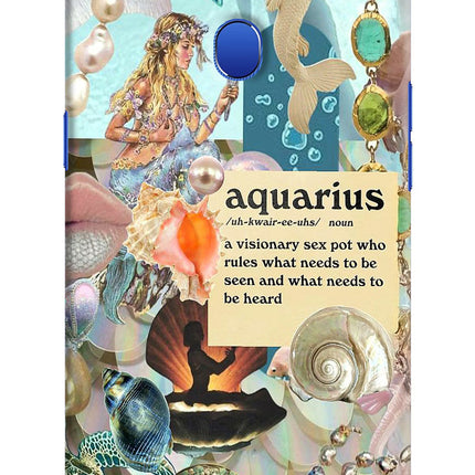 Aquarius Zodiac Oppo A5 Hard Case Back Cover by Casekaro