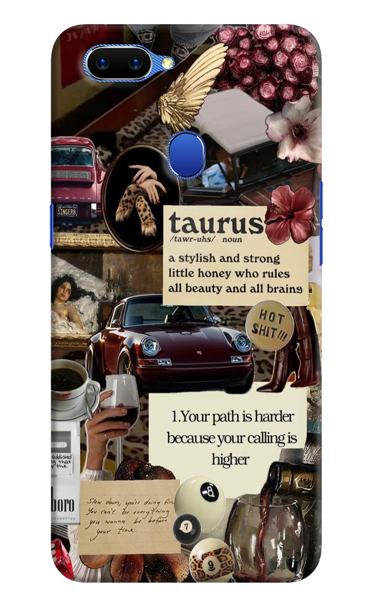 Taurus Zodiac Oppo A5 Hard Case Back Cover by Casekaro
