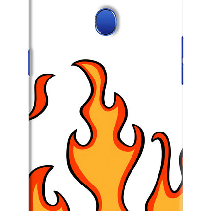Fired Up – White Oppo A5 Hard Case Back Cover by Casekaro
