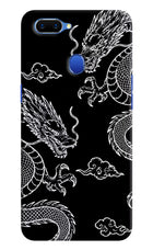 Twin Dragons Oppo A5 Hard Case Back Cover by Casekaro
