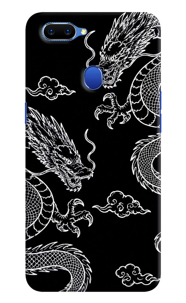 Twin Dragons Oppo A5 Hard Case Back Cover by Casekaro