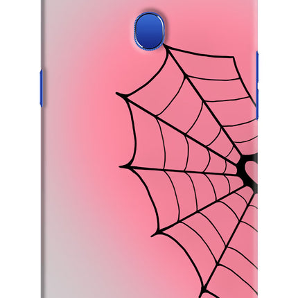 Pink Web Oppo A5 Hard Case Back Cover by Casekaro