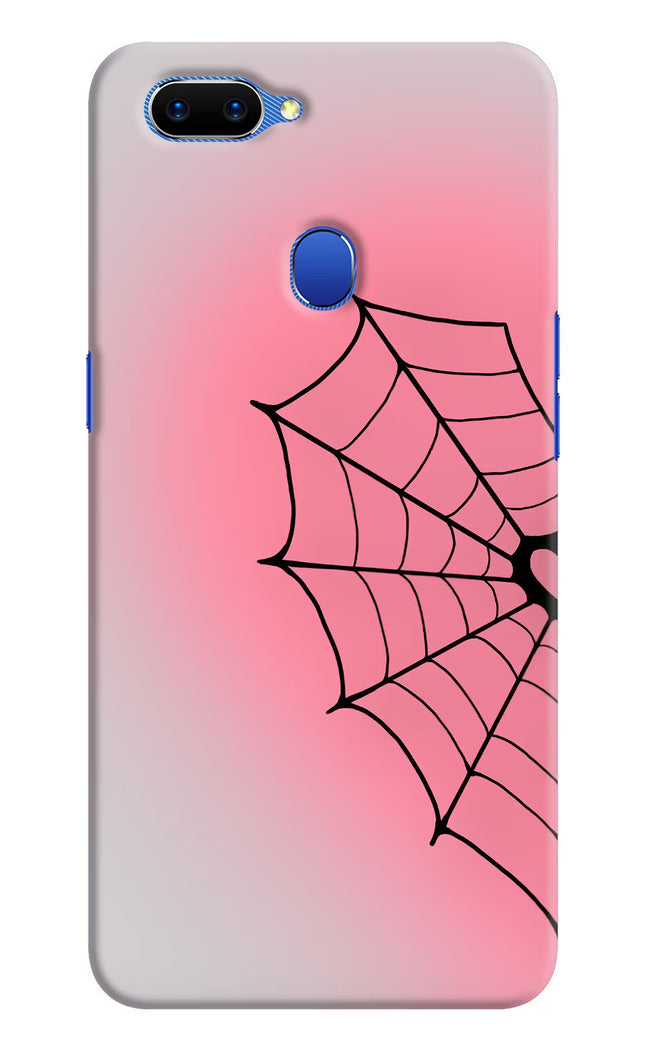 Pink Web Oppo A5 Hard Case Back Cover by Casekaro