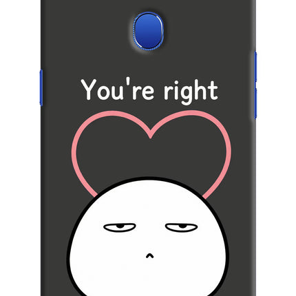 You're Right Oppo A5 Hard Case Back Cover by Casekaro