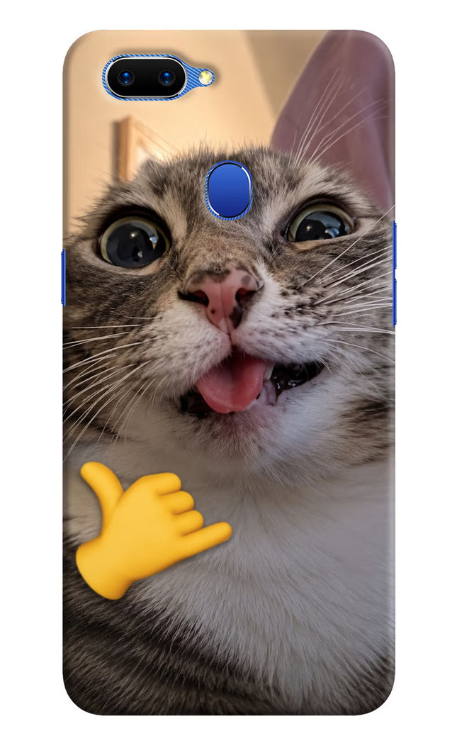 Silly Cat Call Oppo A5 Hard Case Back Cover by Casekaro
