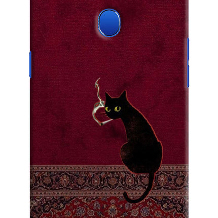 Midnight Cat Oppo A5 Hard Case Back Cover by Casekaro