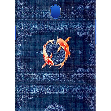 Koi Blue Oppo A5 Hard Case Back Cover by Casekaro