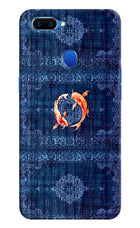Koi Blue Oppo A5 Hard Case Back Cover by Casekaro