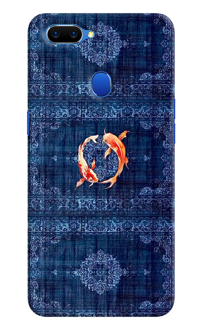 Koi Blue Oppo A5 Hard Case Back Cover by Casekaro