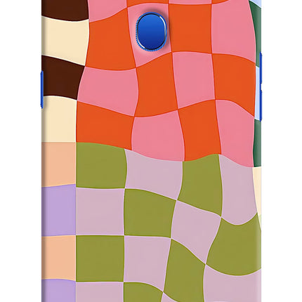 Wavy Grid Oppo A5 Hard Case Back Cover by Casekaro