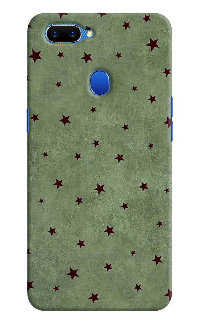 Green Stars Oppo A5 Hard Case Back Cover by Casekaro
