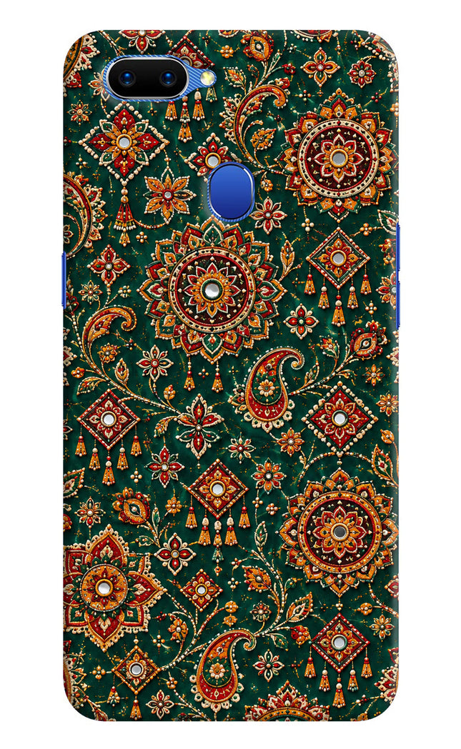 Green Pataka Oppo A5 Hard Case Back Cover by Casekaro