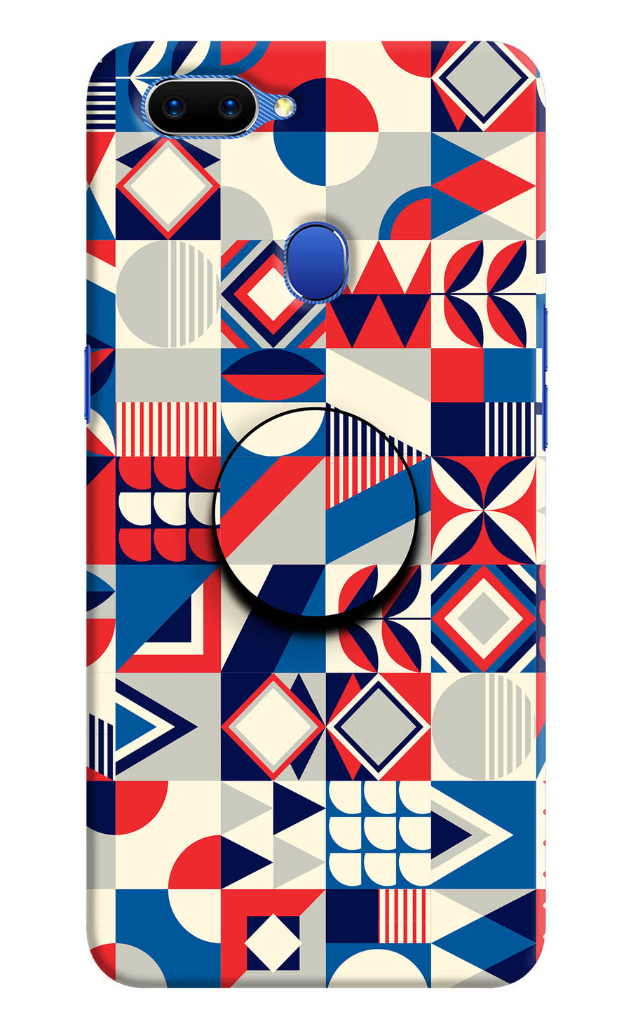 Colorful Pattern Oppo A5 Pop Case, Hard case