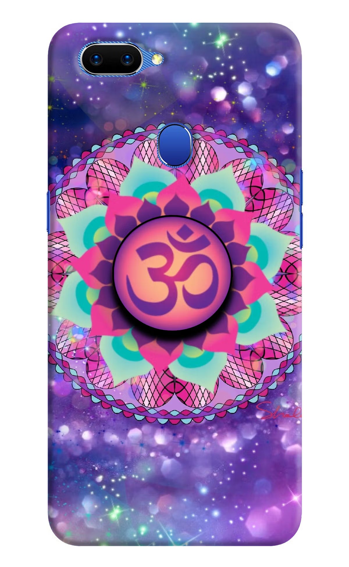 Om Purple Oppo A5 Pop Case by Casekaro