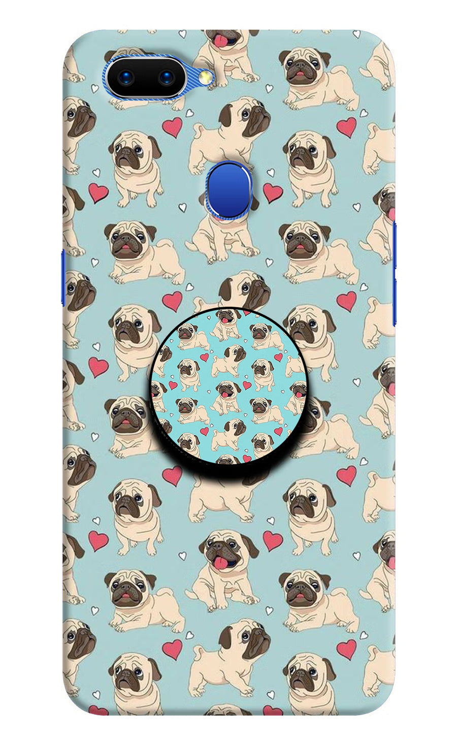 Pug Dog Oppo A5 Pop Case, Hard case