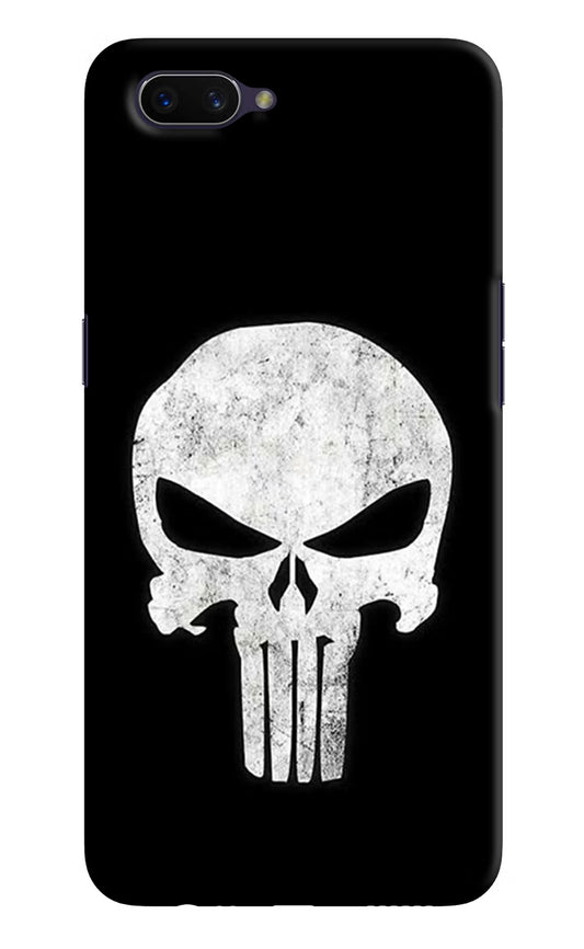 Punisher Skull Oppo A3S Hard Case Back Cover by Casekaro
