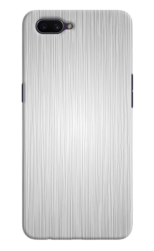 Wooden Grey Texture Oppo A3S Hard Case Back Cover by Casekaro