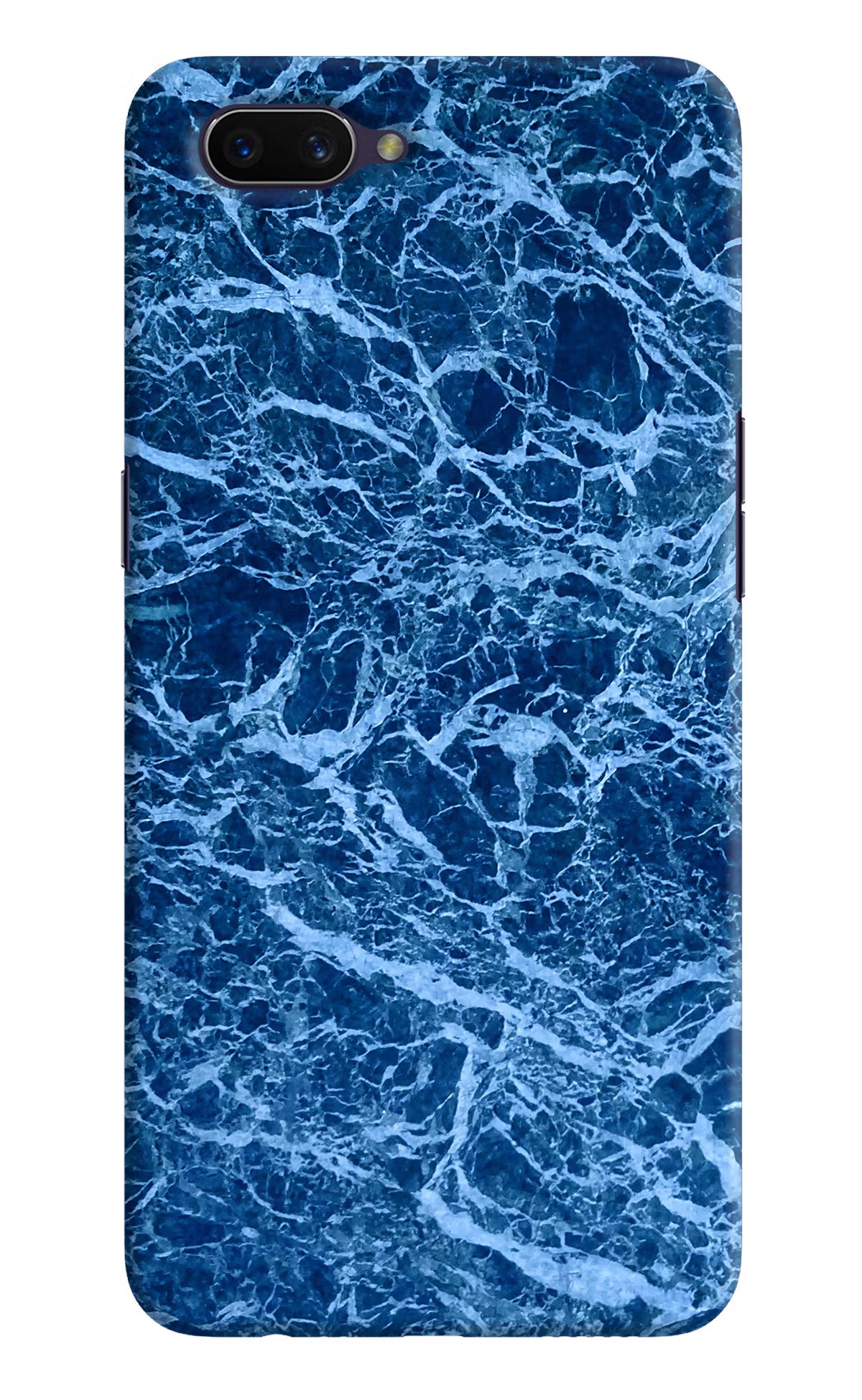 Blue Marble Oppo A3S Hard Case Back Cover by Casekaro