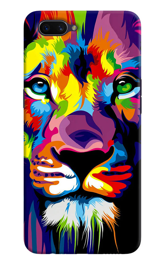 Lion Oppo A3S Hard Case Back Cover by Casekaro