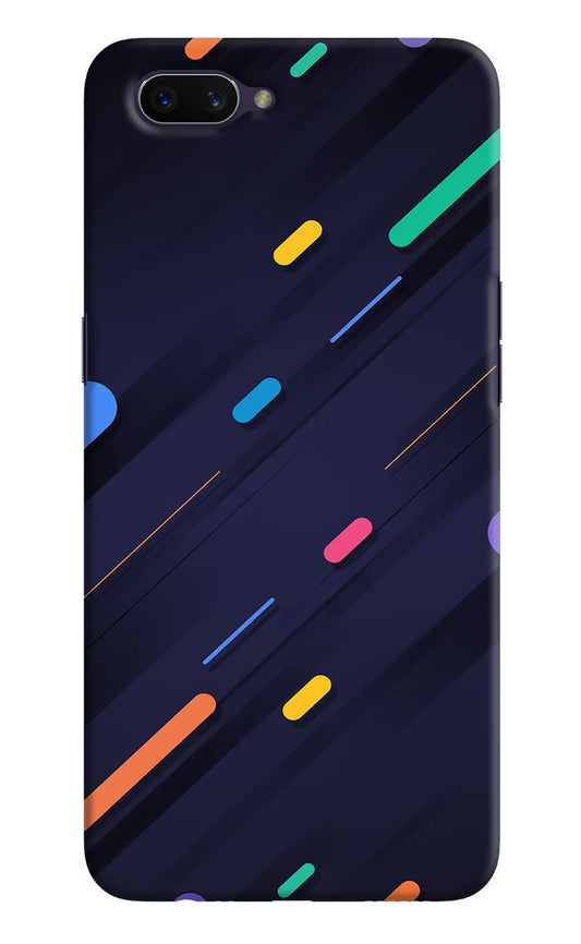 Abstract Design Oppo A3S Hard Case Back Cover by Casekaro