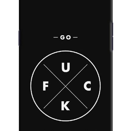 Go Fuck Yourself Oppo A3S Hard Case Back Cover by Casekaro
