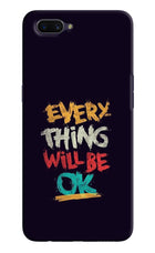 Everything Will Be Ok Oppo A3S Hard Case Back Cover by Casekaro