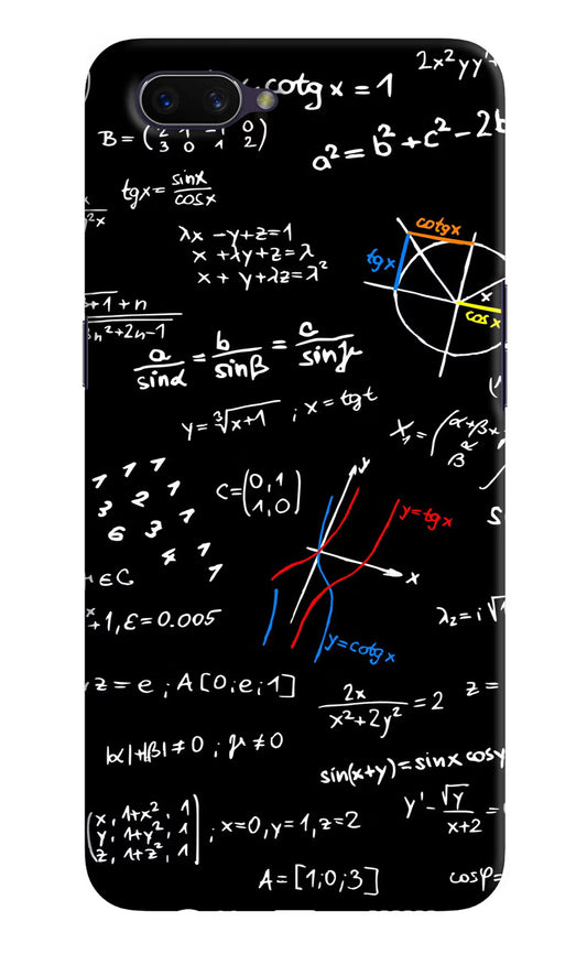 Mathematics Formula Oppo A3S Hard Case Back Cover by Casekaro