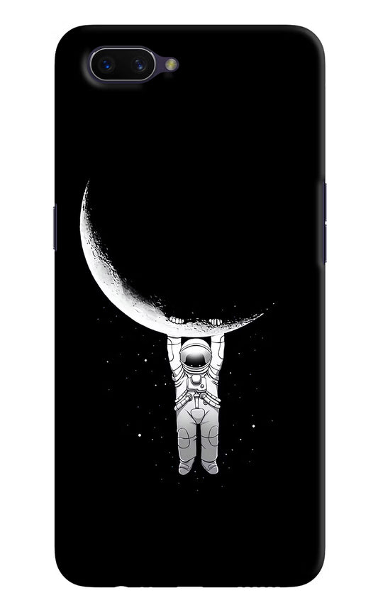 Moon Space Oppo A3S Hard Case Back Cover by Casekaro