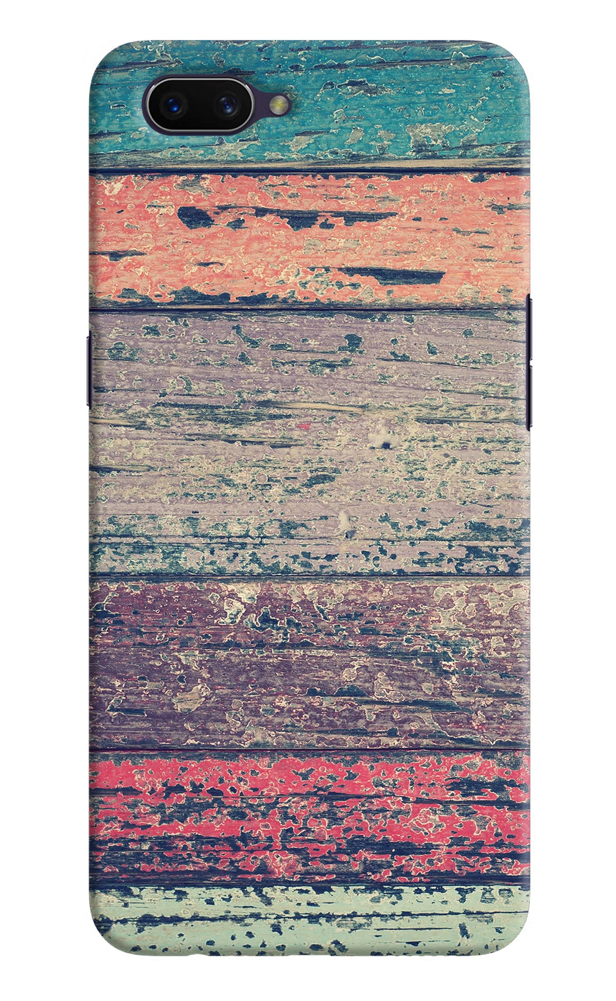 Colourful Wall Oppo A3S Hard Case Back Cover by Casekaro